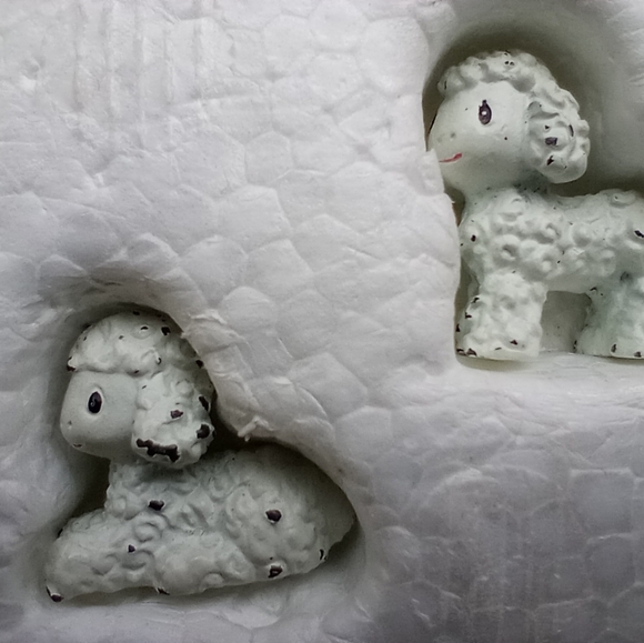 1990 Enesco Precious Moments Miniature  Nativity Scene and The Three Wise Men - Picture 3 of 10